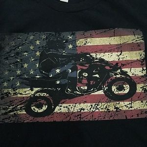 Bella Canvas Shirts - American Flag 4wheeler ATV shirt sleeve tshirt Bella Canvas Shirts - American Flag 4wheeler ATV shirt sleeve tshirt